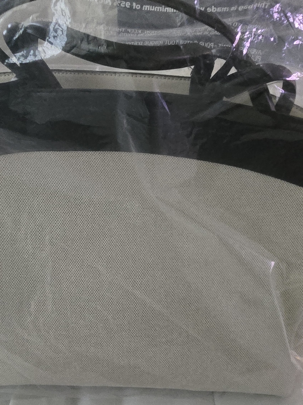 GAP Canvas Tote with Black Trim and Straps - Picture 2 of 3